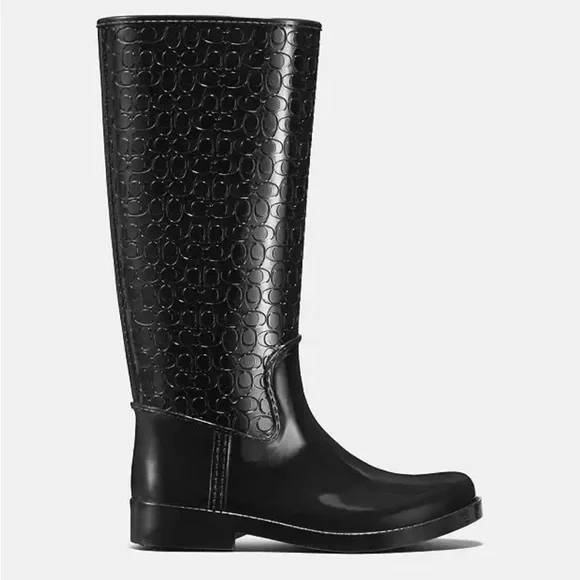 Coach Tudor Black Rainboot - Picture 2 of 3